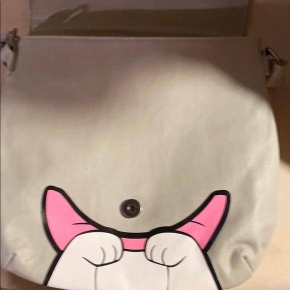 Disney Loungefly Marie Aristocats saddle bag NWT - Picture 7 of 9